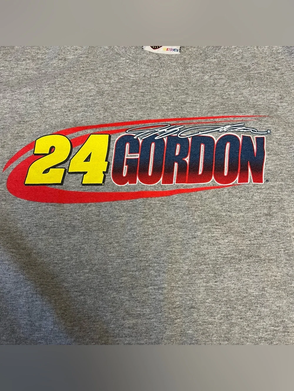 Vintage NASCAR T-Shirt Jeff Gordon Winner's Circle 24 DuPont Motorsports Gray M